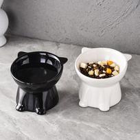 Elevated Pet Bowl Stand For Cats And Dogs Non Spill Plastic Feeding Station Holder For Kibble And Water MIT juoda