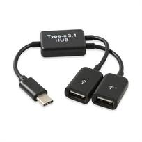 Male Type-C OTG Adapter for Smartphone/Tablet USB Splitter USB HUB USB OTG Cable Hub Adapter juoda