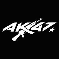 AK-47 Car Sticker Vinyl Decal Waterproof Rear Window Motorcycle Camper Bumper Truck Laptop Decoration Y463 15x6.5cm balta