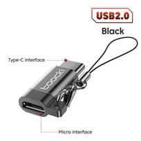 Toocki OTG USB 3.0 Adapter Type C Male To USB Female Micro To Type C Converter for Macbook Pro Samsung Xiaomi USB OTG Adapter Type-C to Micro juoda