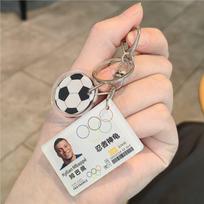 CR7, Messi, Neymar, Mbappe World Cup Keychain: Football Pendant for Backpacks & Bags Standard
