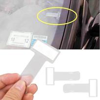 Cars Auto Parts Ticket Parking Card Permit Windscreen Holder Clip Windshield 5Pcs Car Adhesive