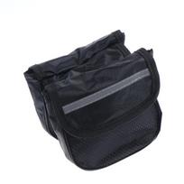 Cycling Front Frame Bag Water Resistant Double Compartments for Adventures and Travel onesize