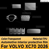 AAAZE1 For VOLVO XC70 2026 Panel Dashboard Navigation Automotive Interior Protective Film TPU Anti-Scratch Sticker LHD