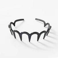 Fashion Headband Hair Comb Zigzag Band Notched Headband Woman Man Girl Christmas Birthday Gift Rescue Broken Hair Artifact juoda