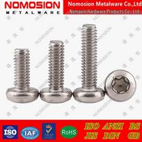 304 Stainless Steel Anti-theft Internal Hex Socket Pan Head Screw, Sizes M2-M8 M2.5*16 (500 pcs)