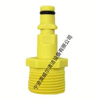 M22 Aukšto slėgio žarnos greitoji jungtis Karcher K2-K7 plovykloms M22-Karcher Adapter yellow