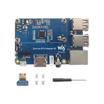 Raspberry Pi Zero 2W USB Hub with RJ45 Gigabit Ethernet & Audio Pin Header. USB 2.0 HUB Expansion Board