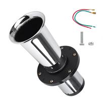 Car Air Horn Classical  for Ford Model T Style Old School Chrome OOGA Air Horn Antique Classic Old 12V 110DB Car Air Horn Chrome 1 Silver