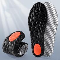 Breathable Cloud Steppers Insoles Shock Absorption Orthopedic Arch Support Insoles Antibacterial Sweat Absorbing Running Insoles