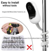 Silicone Baby Monitor Crib Mount Gray