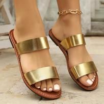 Women Anti-slip Slippers Summer Women Slip on Beach Shoes Casual Big Size Sandals Beach Slippers 2025 New Slides Women 36 auksas