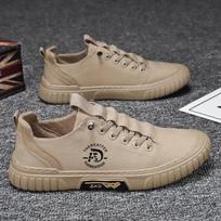 2022 New Spring Canvas Mens Shoes Trendy Lazy Slip On Soft Sole Non Slip Comfortable Casual Walking Daily Leisure Shoes 39