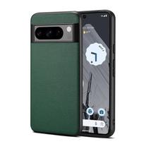 EUCAGR Luxury Leather Phone Case For Google Pixel 10 9 8 7 6 Pro Silicone Soft Shockproof Back Cover For Google Pixel 8A 7A 6A Pixel 10 žalia