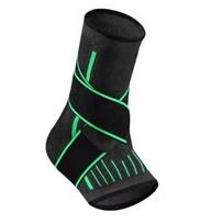 Ankle Protection Brace Compression Adjustable Hiking Basketball Ankle Sleeve Injury Recovery Daily Wear Running Ankle Brace M žalia
