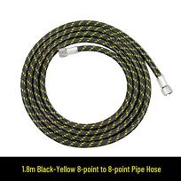 Universal Airbrush Connection Hose, Model Air Pump Spray Gun Braided Tube, 1.8 Meters, 1/8 Interface K8