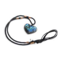 Širdies formos pakabukas karoliai Heart Energy Stone karoliai