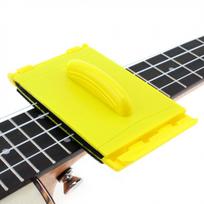 Gitaros stygų dvipusis valymo įrankis su minkšto pluošto šepetėliu, skirtas gitarai Ukulele Banjo Bass
