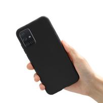 Matinis minkštas silikoninis telefono dėklas Samsung Galaxy A50 A30 A40 A10 A20 A70 M11 M21 M31 M31S A13 A53 A73 A52 A12 A22 A51 A71 A32 dėklų dangtelis Samsung A71 A715 juoda