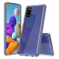 Skirtas Samsung Galaxy A21S A51 A71 A01 A11 A21 A31 A41 dėklas, atsparus smūgiams oro pagalvė, skaidrus minkštas telefono dėklas, skirtas Samsung M30S M11 M31 M215F M115F TPU dangtelis Samsung Galaxy M30S