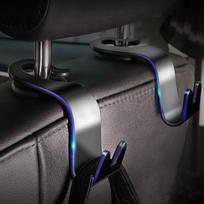Universalus automobilio galvos atramos galinės sėdynės kablys 2 vnt. sėdynės pakabos transporto priemonės laikiklis 2pcs