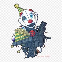 Fnaf Sl Ennard Kawaii Penkios naktys pas Freddy's seserį Ultima Lyginami rūbai Marškinėlių maišelis Šilumos perdavimo lipdukai Lyginami pleistrai