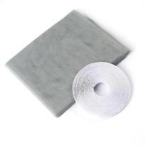 Dekoracija Anti Mosquito Net Fly Mosquito Tinklelis Langas Virtuvė Vasarinė Užuolaida Nailonas 1.3*1.5Meter pilka