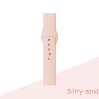 Silikoninis dirželis Apple Watch apyrankei 44 mm 40 mm 38 mm 42 mm laikrodžio apyrankė Apple Watch apyrankei Correa Iwatch Series 7 6 Se 5 4 3 38 40mm SM