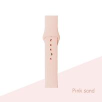 Silikoninis dirželis Apple Watch apyrankei 44 mm 40 mm 38 mm 42 mm laikrodžio apyrankė Apple Watch apyrankei Correa Iwatch Series 7 6 Se 5 4 3 42 44mm SM