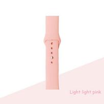 Silikoninis dirželis Apple Watch apyrankei 44 mm 40 mm 38 mm 42 mm laikrodžio apyrankė Apple Watch apyrankei Correa Iwatch Series 7 6 Se 5 4 3 42 44mm ML