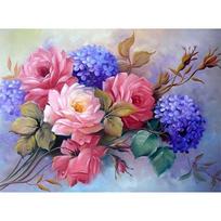 5D DIY Daisy Deimantinis paveikslas gėlių kryžminio dygsnio deimantinis siuvinėjimas Rožė Visas apvalus grąžtas Meno mozaika namų dekoro dovana Full Round 15x20CM