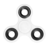 Tri Fidget Spinner 360 laipsnių rankinis pirštų suktukas hibridinis besisukantis guolis sukasi valdiklio fokusavimo žaislas nailoninis PA white