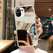 Makeup Mirror Bling silikoninis dėklas, skirtas Xiaomi 12 13 11T 12T Pro Mi 11 Lite 5G Redmi Note 7 8 9 10 9T A3 10A 9C 13C 12C Poco M3 F3 X3 F5 X5 X6 M6 dangtelis Redmi Note 11S auksas