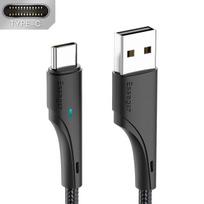„Essager“ USB tipo C laidas 3A greito įkrovimo mobiliųjų telefonų įkrovimo laidas, skirtas „Xiaomi 12 Redmi Note 11 10 Pro Samsung Oneplus Data Wire“ 0.25m juoda