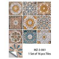 29 Stilių Sustorėjusios matinės plytelės Grindų lipdukas Virtuvė Vonios Namų Renovacijos Tapetai Neperšlampami Neslystantys meniniai sienų lipdukai 10cmX10cmX10pcs