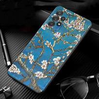 Van Gogh Starry Sky Art dangtelis, skirtas Samsung Galaxy A51 A71 A41 A31 A11 A01 A72 A52 A42 A32 A22 A21s A02s A12 A02 juodas korpusas For Samsung A41
