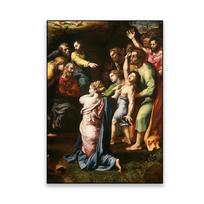 Klasikinės aliejinės tapybos plakatas Kristaus atsimainymo spaudiniai Raffaello Santi drobės paveikslas galerijos dekoravimui namuose 21x30 No Frame