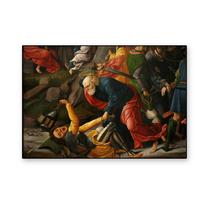 Senovinis aliejinis paveikslas Kristaus suėmimas Spaudiniai Plakatas Garsus Pietro lorenzetti Drobės paveikslas Klasikinis menas Namų dekoravimas 21x30 No Frame