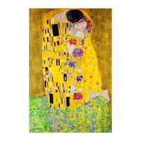 Gustavas Klimtas „Bučinys“ aliejiniai paveikslai Spausdinti ant drobės Meno plakatai ir spaudiniai Įžymūs meno drobės paveikslėliai gyvenamajam kambariui „Cuadros“ 20x30cm