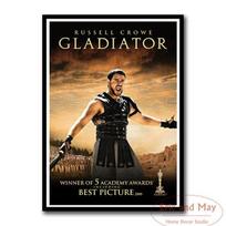 Filmas Drobė Gladiatorius Tapyba Plakatas Tapetai Retro filmų apdaila Namų dekoravimas 21cm×30cm NoFrame