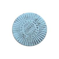 Kambario mėlyna apvali siena pakabinama Dekoro metalo šviesaus metalo netaisyklingo disko sienos dekoravimo pakabukas 17.5cm gray