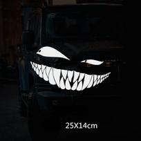 Creative Eyes Blogai Šypsena Automobilių lipdukai Motociklų Lipdukai Juokingi Automobilių Kėbulo Apdailos Lango Lipdukas Vinilas Atsparus Vandeniui balta