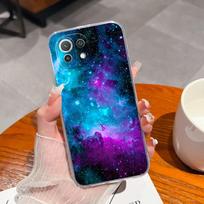 Skirtas Xiaomi Poco M4 X5 Pro 10T Lite 11 Lite 5G NE telefono dėklo dangtelis Starry Sky skaidrus matinis minkštas silikonas, atsparus smūgiams, skirtas Xiaomi buferiui Xiaomi 12 Lite