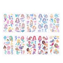 10pcs Glittering Tattoo Sticker Animal Shape Waterproof Glitter Temporary Tattoo Patch for Children Type 2