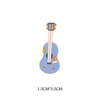 Fortepijonas Gitara Sagė Natos Muzikos instrumentas Emalis Sagė Smeigtukas Menas Ženklas Papuošalai Drabužių Krepšys Dekoruoti Priedai 5 black