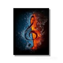 Modernūs Kūrybinės Muzikos Drobės Paveikslai Sienų Menas Plakatai Spaudiniai HD Nuotrauka Koncertui, Biurui, Svetainei, Namų Dekorui Be Rėmo 21x30cm No Framed