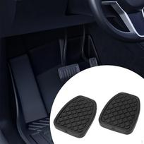 2 Stabdžio Sankabos Pedalo Gaubtai, Stabdžių Gumos Padėkliukai Parkavimo Avarinis Pakeičia Automobilinį black