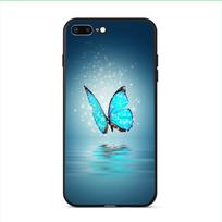 Cute Butterfly Phone Case For iphone 11 11Pro Max Capa Black TPU Soft Covers XR XS MAX X 7 8 6 6s plus 5 5s SE 2020 Coque Fundas iPhone SE2020 blue
