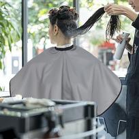 Salon Barber Cape Makeup Apron Waterproof Protection Gown Hair Cutting for Beauty white