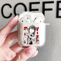 Anime Chainsaw Man Airpods Case Soft Protector Cover Box Airpods 1 2 3 Pro Cute Cartoon Pochita Power AirPods Cases Shell Airpods 3 white